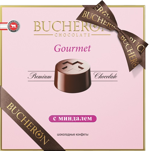 Bucheron Gourmet конфеты шоколадные со вкусом миндаля, 180 гр Bucheron Gourmet конфеты шоколадные со вкусом миндаля, 180 гр